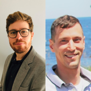 Headshots of Marcel Vienneau and Clément Mousset.