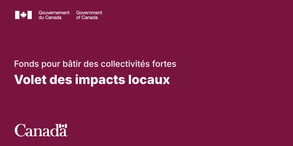 Fonds pour bâtir des collectivités fortes – volet des impacts locaux A backdrop of green foliage with the words 'Joan Feynman Climate Change Fund 2024' in the center.