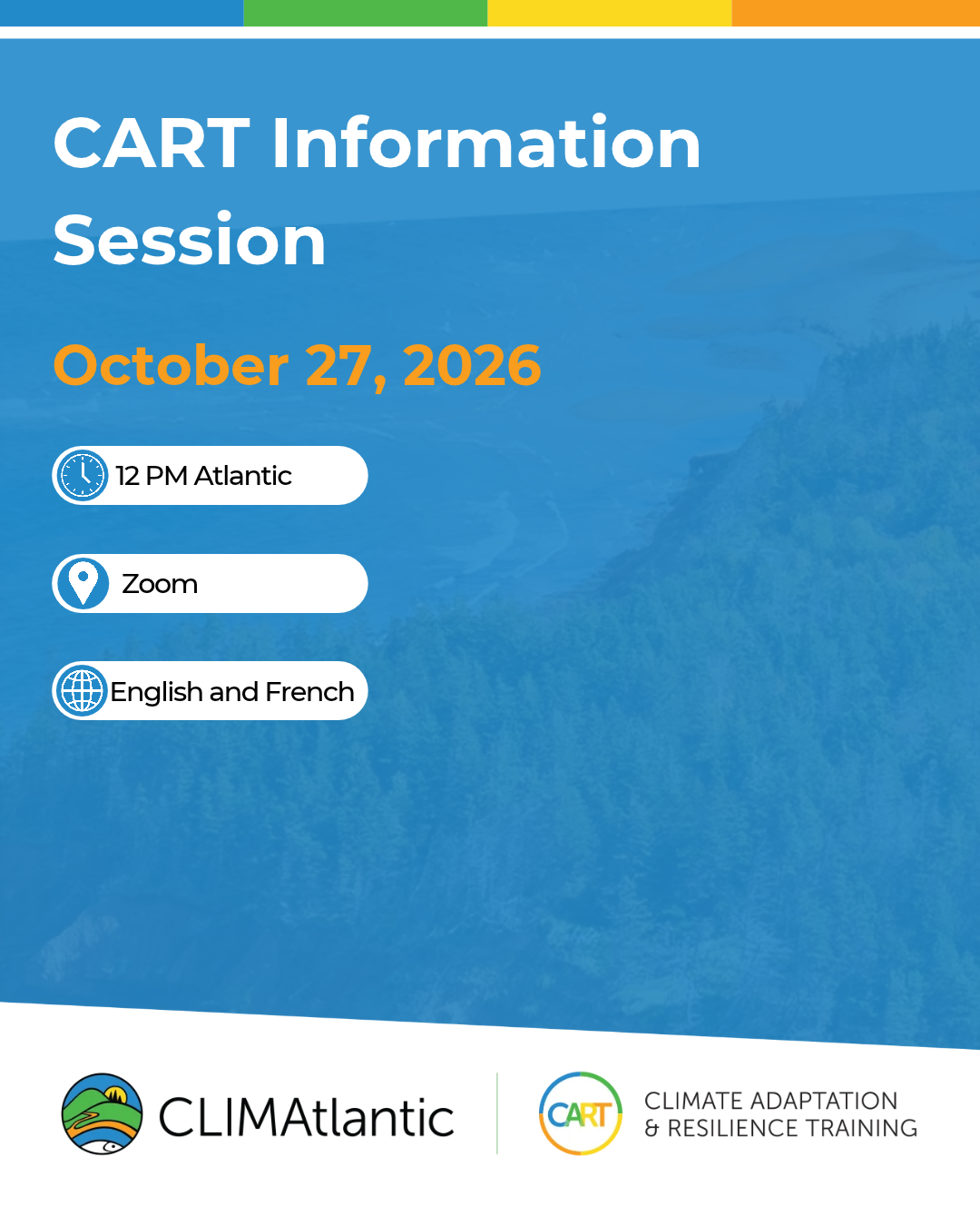 CART Info Session October 27 at 12 PM Atlantic