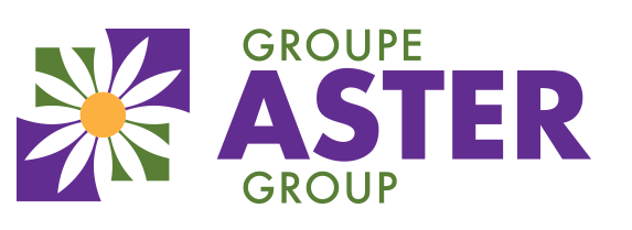 The logo for the Aster Group. 