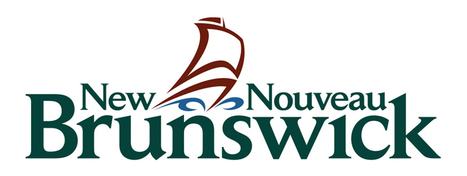 Le logo du gouvernement provincial de Nouveau-Brunswick.